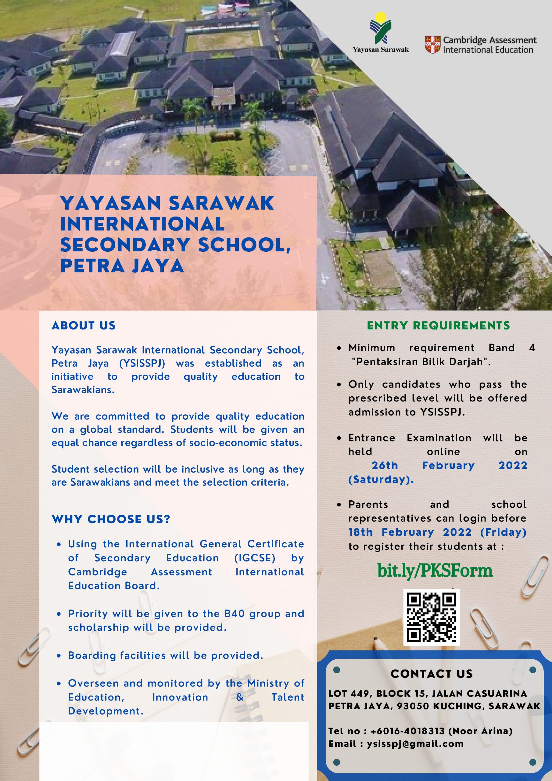 Yayasan sarawak international secondary school